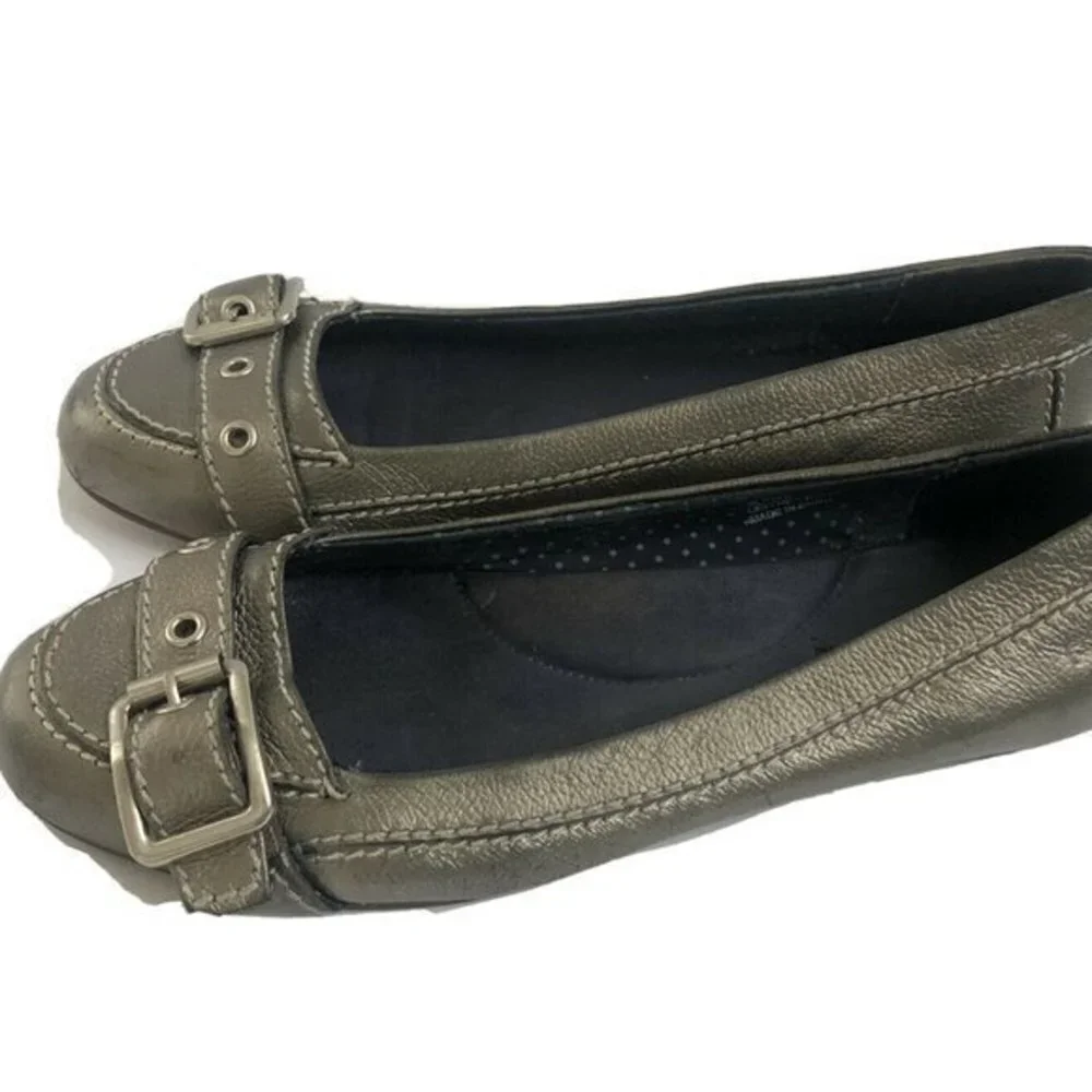 tommy hilfiger Womans Leather Flat Shoes Size 9M